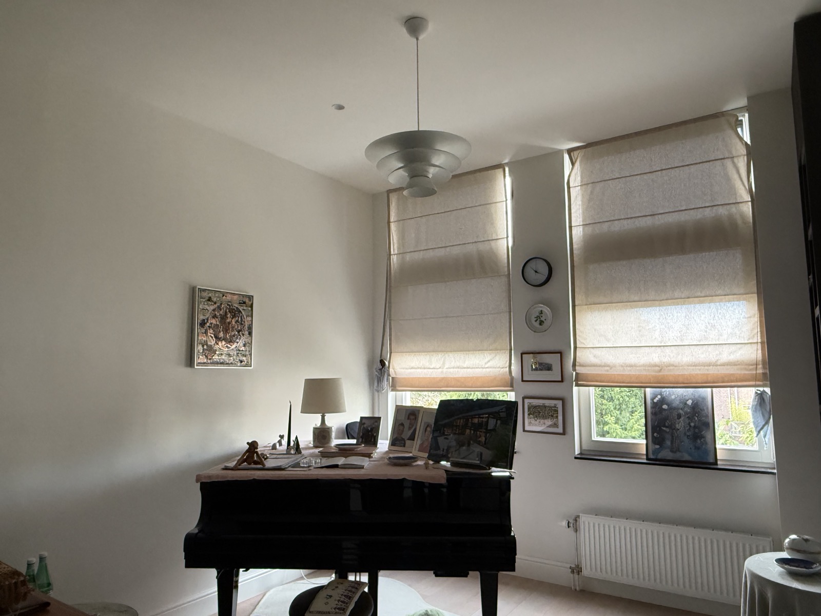 Study piano and windows
